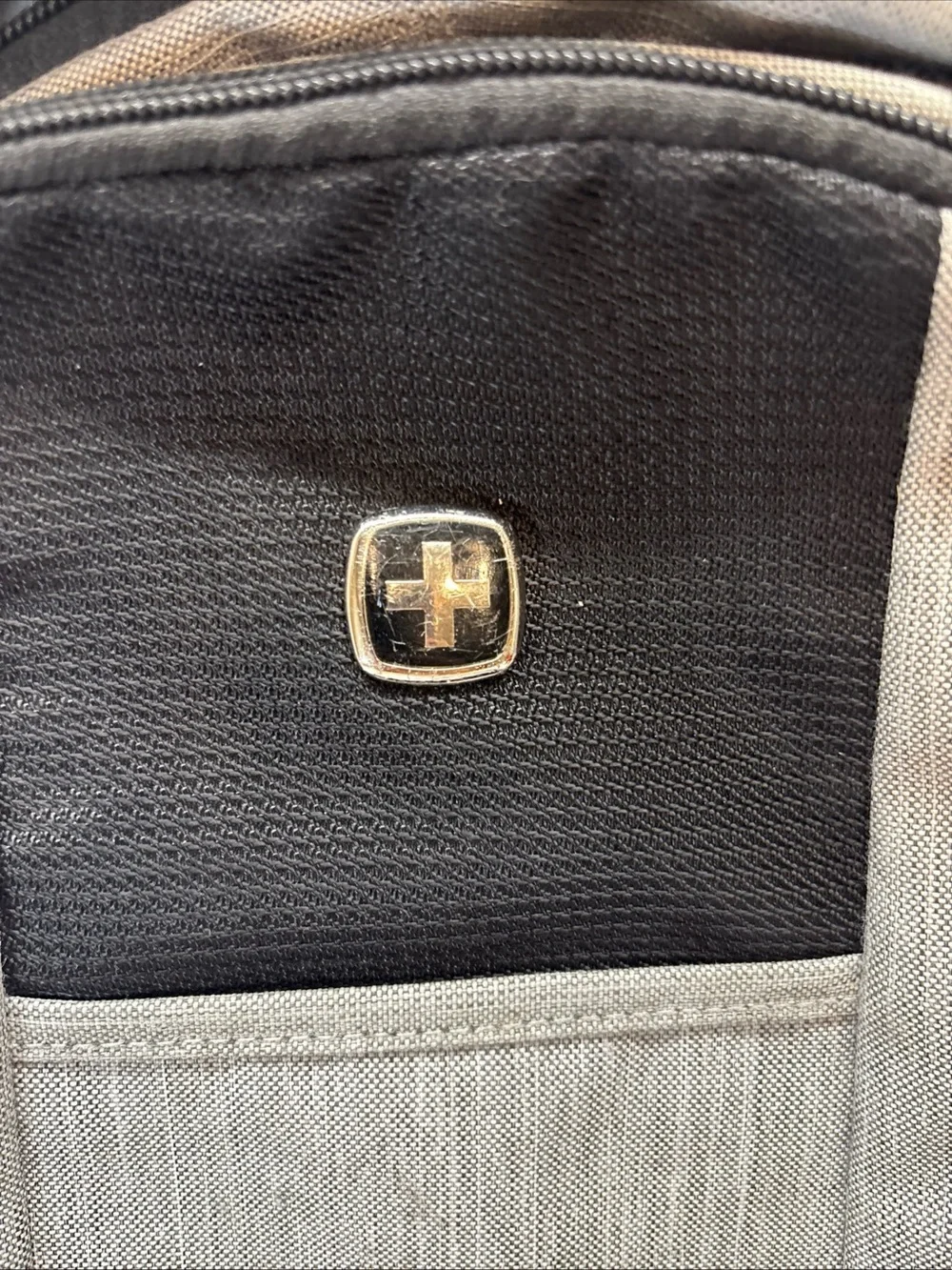 SwissGear Gray and Black unisex Backpack - Tech-Friendly Travel or School